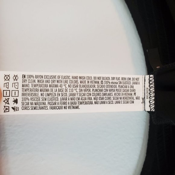 Black smocked mini dress - Picture 5 of 5